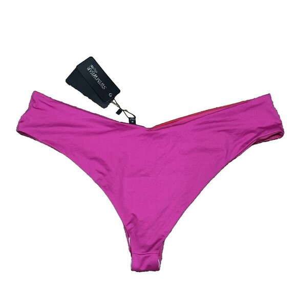 City Chic CAPRI BIKINI BRIEF PK - Grenadine - 18 / M NWT Bikini Swim Bottom - Picture 10 of 10
